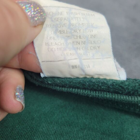 Champion Green OBU Logo Sweatshirt L Cotton/Polyester - Picture 4 of 10